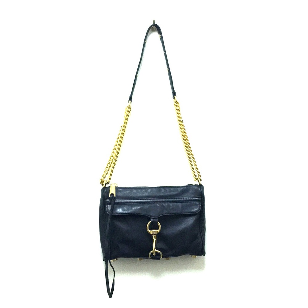 Black Rebecca Minkoff Mini Mac Crossbody